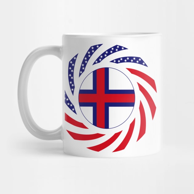 Faroe Islands American Multinational Patriot Flag Series by Village Values